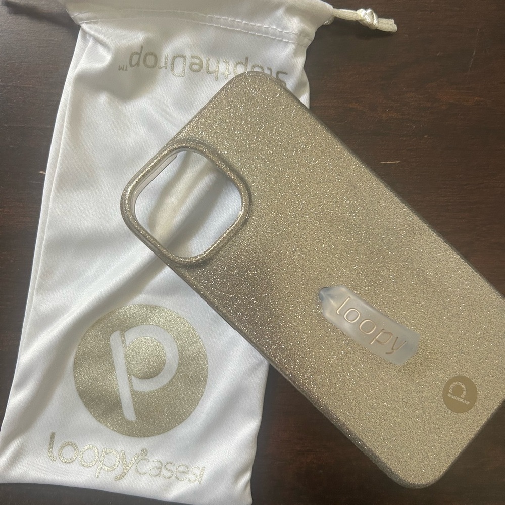 Loopy Case Sparkling Gold Phone Cover
